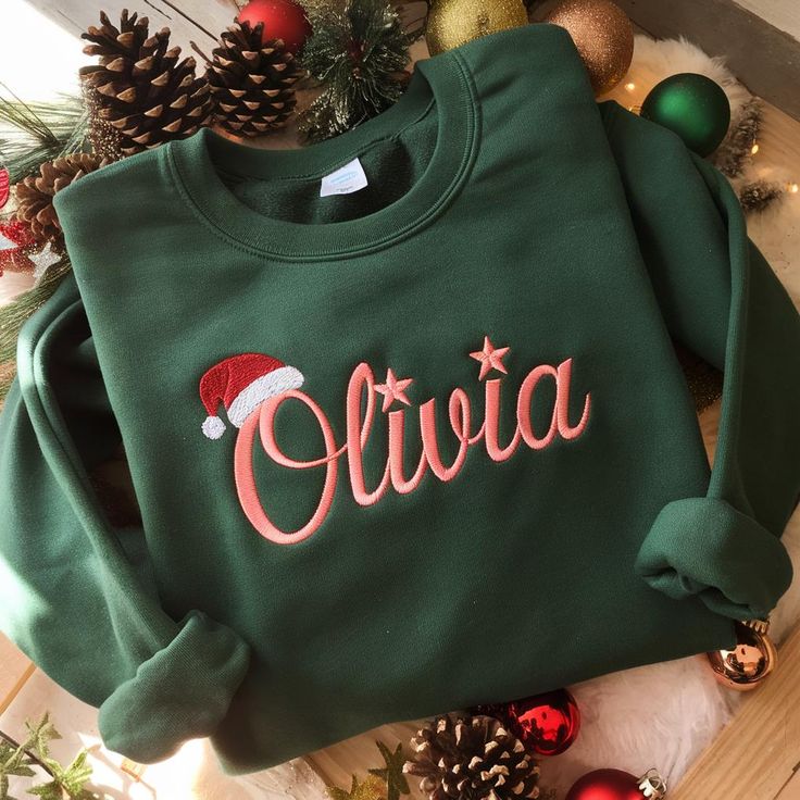 Merry Christmas Custom Name Gift Warm Winter Sweatshirts, Best Christmas Gifts