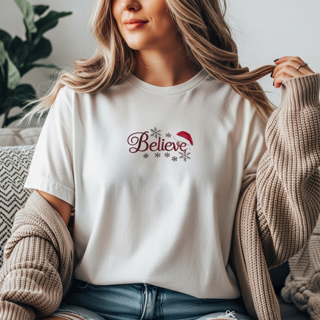 Merry Christmas Believe Warm Winter Sweatshirts, Best Christmas Gifts
